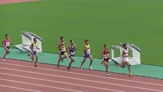 2016年　宇城中体連陸上　1年男子1500ｍ