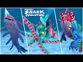 LUMINITE vs KRAKEN vs ABYSSHARK! Hungry Shark Evolution