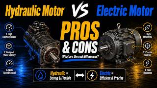 Hydraulic Motor vs Electric Motor | Advantages & Disadvantages Explained Simply#blince
