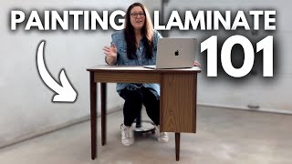 Furniture Painting 101 | Beginner's Guide to Painting IKEA \u0026 Laminate Surfaces