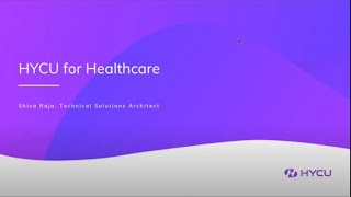 HYCU for Healthcare