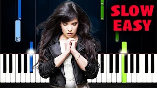 Indila - Love Story - SLOW EASY Piano Tutorial