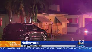 Fire Severely Damages Hollywood Home