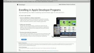 Creating Your iOS Developer Account with Mobile Roadie
