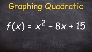 Learn how to graph a quadratic