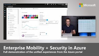 The unified Enterprise Mobility + Security management experience in the Azure Portal