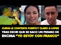 CUEVA LE CONTESTA FUERTE Y CLARO A LOPEZTRAS DECIR QUE SE SACO UN PESIMO DE ENCIMA“ESTOY CON FRANCO”