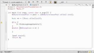 Objective C Programming Tutorial - 42 - Error / Exception Handling