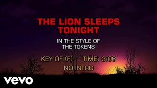 The Tokens - The Lion Sleeps Tonight (Karaoke)