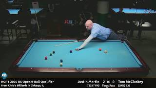 Justin Martin vs Tom McCluskey - 2020 NCPT US Open Qualifier #2