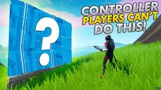 This SECRET Is Why I SWITCHED To KEYBOARD AND MOUSE Controller Players CAN39T DO THIS FORTNITE PC