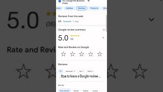 How To Leave A Google Review