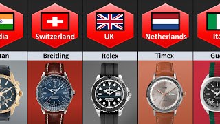 Wrist Watches From Different Countries