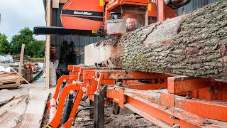 Amazing Automatic Wood Sawmill Machines Modern Technology - EXTREME Fast Wood Cutting Machine