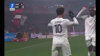 But Sofiane Diop | LOSC Lille vs OGC Nice 0-1 Résumé | Ligue 1 2024-2025