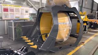 #MONDE Rotary screen bucket fit 30 ton excavator.