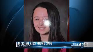 Missing Kids Found Safe