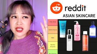 Chemist Ranks Reddit's Top Asian Skincare Products