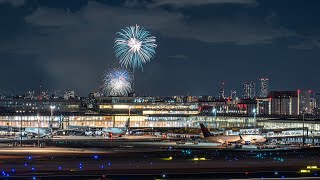 【六郷土手花火大会】大田区平和都市宣言記念事業「平和祈念花火」