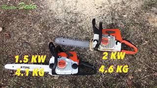 Stihl MS 180 vs  MS 230