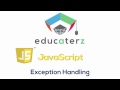 JavaScript Tutorial for Beginners - 18 Exception Handling (errors, try..catch, finally)