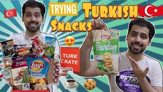 Trying Mystery Turkey Snack Box 📦 || Turkish Snacks 😍😍