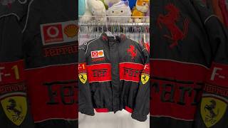 Wow what a beautiful 90s Ferrari Jacket #thrift #vintage #thriftvintage