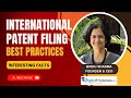 International Patent Filing Best practices | Bindu Sharma | PCT | Convention patent application