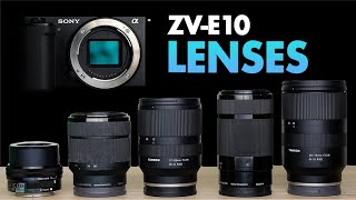 Sony ZV-E10: My FAVORITE Lenses and When I Use