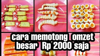 Aneka sosis bakar \u0026 Sate seafood  harga Rp. 2000an