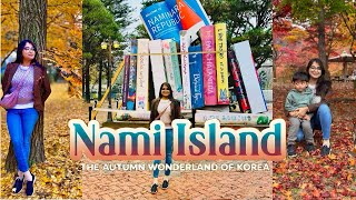 Nami Island- Autumn Wonderland Of Korea/ Day trip from Seoul / 4k Video