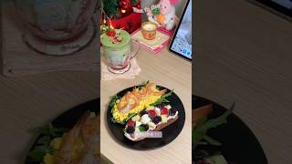 Breakfast Vlog |沉浸式早餐-莓果布里奶酪甜咸双拼#vlog #cooking #早餐 #food #早餐吃什麼 #早餐食譜 #asmr #沉浸式