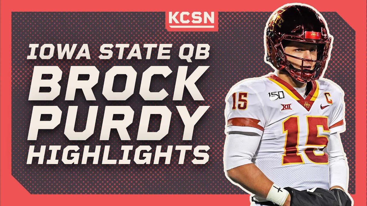 Iowa State QB Brock Purdy Highlights | 2022 NFL Draft | KCSN Profiles ...