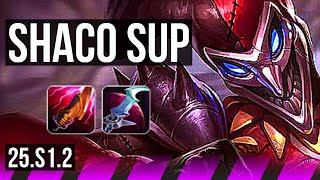 SHACO \u0026 Ezreal vs BARD \u0026 Zeri (SUP) | KR Diamond | 25.S1.2