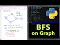 Breadth First Search BFS for a Graph with Python Implementation