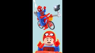 LEGO Spiderman Bungee Web Bike #shorts