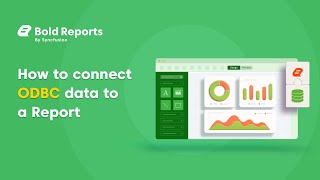 How to Connect ODBC Data to a Report