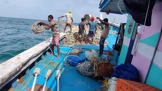 How to catch fish in the deep sea full process.300K+Views🔥खोल समुद्रात मासेमारी करताना पूर्ण व्हिडीओ