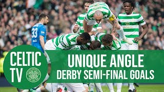 Celtic FC - UNIQUE ANGLE: Glasgow Derby goals from Hampden