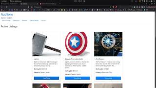 Project 2 - Commerce | CS50’s Web Programming with Python and JavaScript
