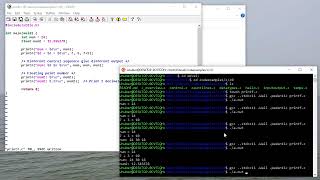 Printing int & float with printf