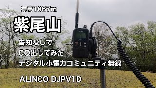 【デジコミ】長島の帰りに紫尾山に寄ってデジコミでCQ出してみた