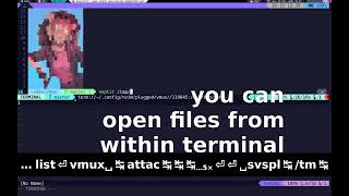 vmux: vim as a terminal multiplexer