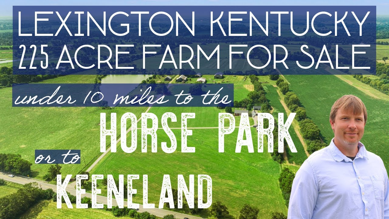 Lexington Kentucky Farm With Two Homes For Sale - YouTube