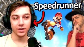 CJYA Shows me his Mario Odyssey SPEEDRUN