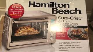 Hamilton Beach Air Fryer Toaster Oven