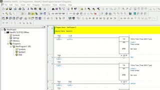 PLC-Based Traffic Light System using CX-One Programmer by Harith