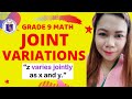 JOINT VARIATIONS EXAMPLES & SOLUTIONS