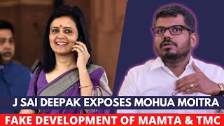 J Sai Deepak Destroys Mahua Moitra & Mamta Banerjee's Development With Facts | Sai Deepak Thug Life