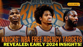 SHOCKING 2024 Offseason Moves: Top 3 Knicks Free Agency Targets REVEALED! 🚨🏀